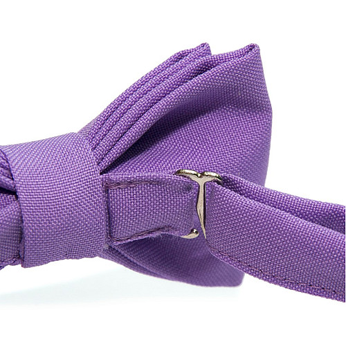 Детская галстук бабочка Gofin сереневая матовая DGB-2611