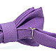 Детская галстук бабочка Gofin сереневая матовая DGB-2611