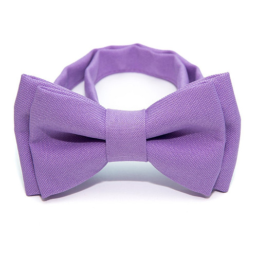 Детская галстук бабочка Gofin сереневая матовая DGB-2611