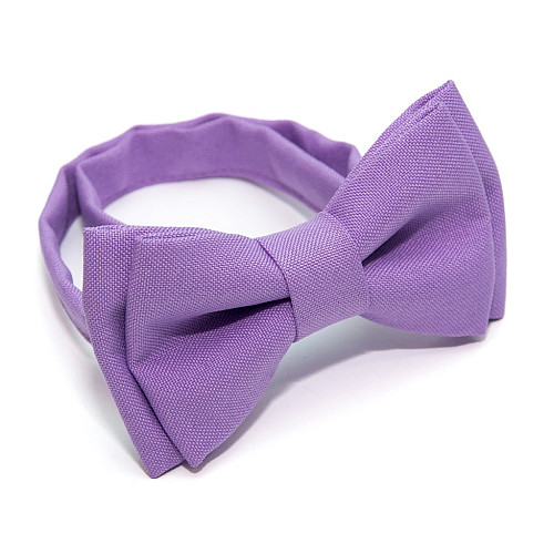 Детская галстук бабочка Gofin сереневая матовая DGB-2611