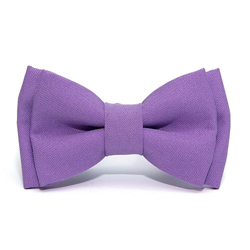 Детская галстук бабочка Gofin сереневая матовая DGB-2611