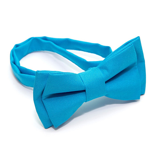 Детская галстук бабочка Gofin голубая DGB-2612