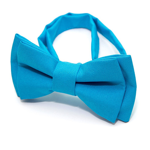 Детская галстук бабочка Gofin голубая DGB-2612