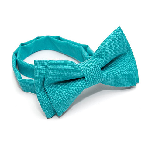 Детская галстук бабочка Gofin бирюзовая DGB-2614