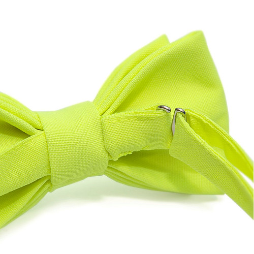 Детская галстук бабочка Gofin цвета лайм DGB-2615