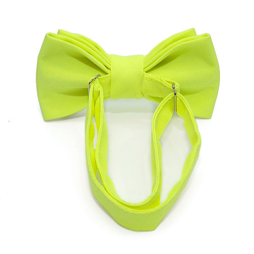 Детская галстук бабочка Gofin цвета лайм DGB-2615