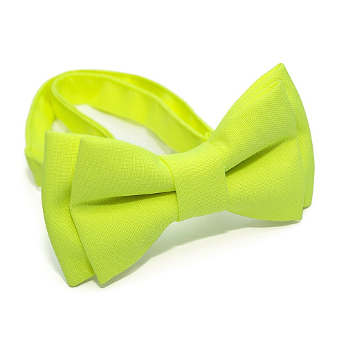 Детская галстук бабочка Gofin цвета лайм DGB-2615