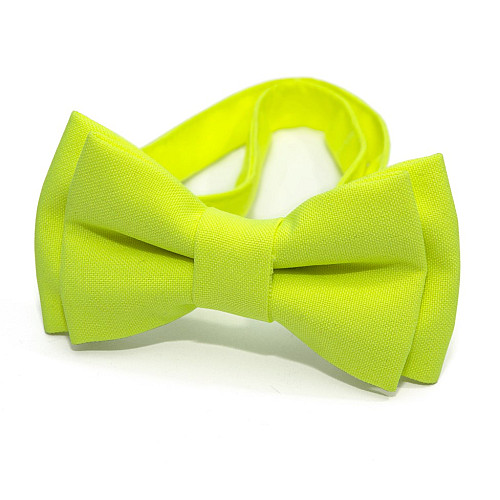 Детская галстук бабочка Gofin цвета лайм DGB-2615