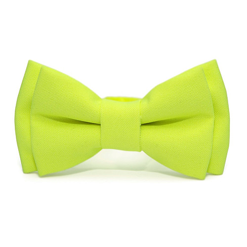 Детская галстук бабочка Gofin цвета лайм DGB-2615