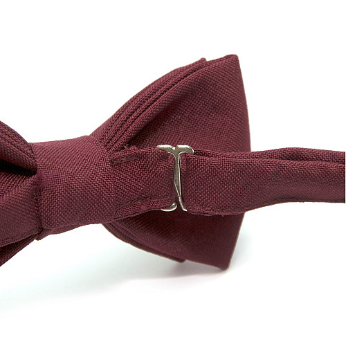 Детская галстук бабочка Gofin бордовая DGB-2617