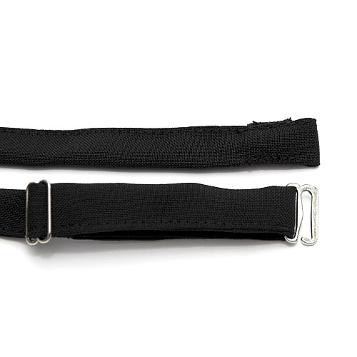 Детская галстук бабочка Gofin черно белая DGB-2619