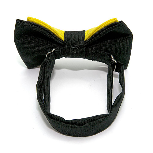 Дитячий краватка метелик Gofin чорно жовтий DGB-2621