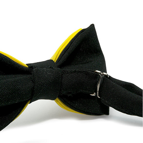 Дитячий краватка метелик Gofin чорно жовтий DGB-2621