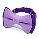 Детская галстук бабочка Gofin фиолетово сиреневая DGB-2624