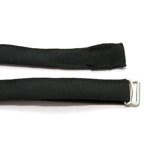 Детская галстук бабочка Gofin черно белая в клетку DGB-2625