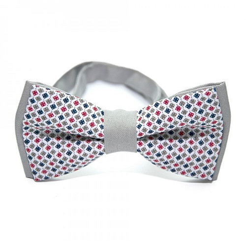 Детская Галстук-бабочка Gofin разноцветная в клетку DGB-2638