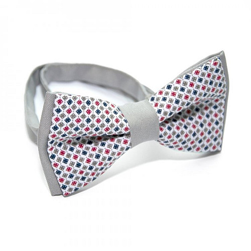 Детская Галстук-бабочка Gofin разноцветная в клетку DGB-2638