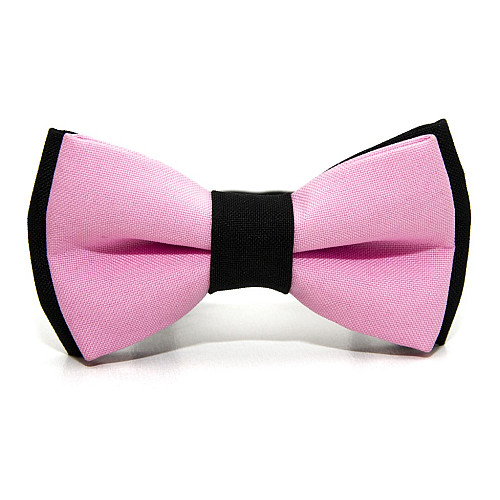 Детская Галстук-бабочка Gofin двухслойная розовая DGB-2640