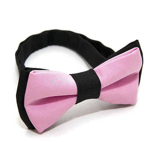 Детская Галстук-бабочка Gofin двухслойная розовая DGB-2640