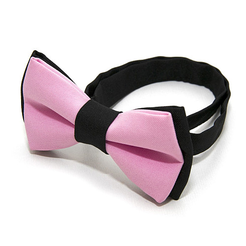 Детская Галстук-бабочка Gofin двухслойная розовая DGB-2640