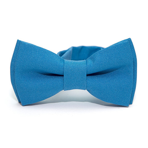 Дитячий блакитний краватка метелик Gofin матовий DGB-2644