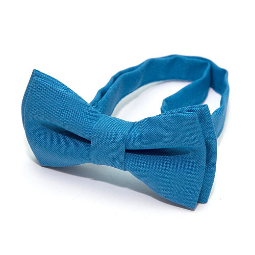 Дитячий блакитний краватка метелик Gofin матовий DGB-2644