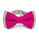 Детская Галстук-бабочка Gofin двухслойная фуксия DGB-2648