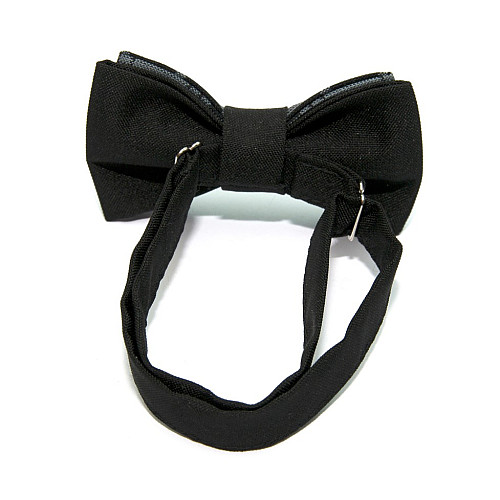 Дитячий чорно-сірий краватка-метелик Gofin в клітку DGB-2649