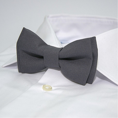 Детская темно-серая галстук-бабочка Gofin DGB-2650