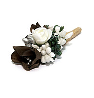 Коричнева бутоньєрка Gofin DZV-17001