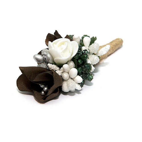 Коричнева бутоньєрка Gofin DZV-17001