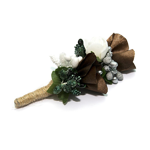 Коричнева бутоньєрка Gofin DZV-17001