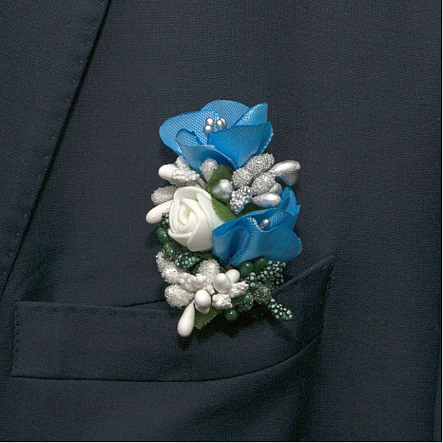 Голубая бутоньерка Gofin DZV-17010