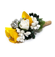 Жовта бутоньєрка Gofin DZV-17011