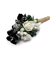 Чорна бутоньєрка Gofin DZV-17015