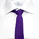Узкий матовый фиолетовый галстук Gofin GDG-0001