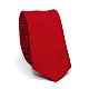 Узкий матовый красный галстук Gofin GDG-0002
