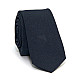 Вузька матова темно-синя краватка Gofin GDG-0005