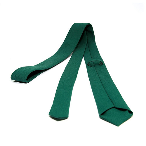 Вузька матова зелена-смарагдова краватка Gofin GDG-0007