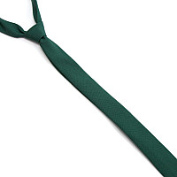 Вузька матова зелена-смарагдова краватка Gofin GDG-0007