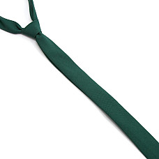 Вузька матова зелена-смарагдова краватка Gofin GDG-0007