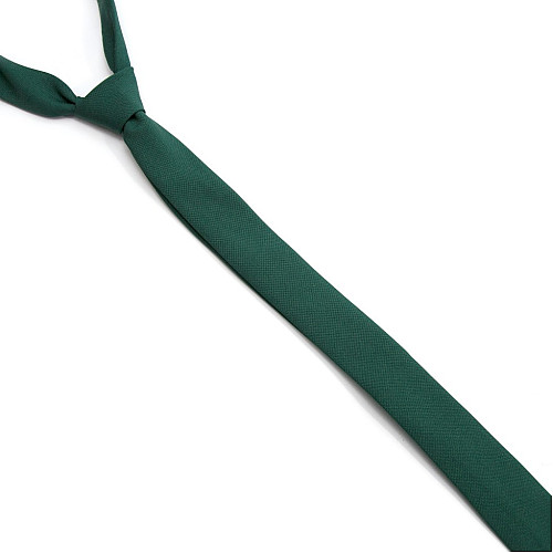 Вузька матова зелена-смарагдова краватка Gofin GDG-0007