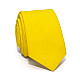 Желтый узкий матовый галстук Gofin GDG-0011