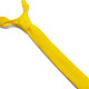 Желтый узкий матовый галстук Gofin GDG-0011