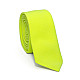 Салатовый-лаймовый узкий матовый галстук Gofin GDG-0012