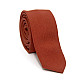 Терракотовый узкий матовый галстук Gofin GDG-0014