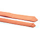 Персиковый узкий матовый галстук Gofin GDG-0015
