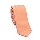 Персиковый узкий матовый галстук Gofin GDG-0015