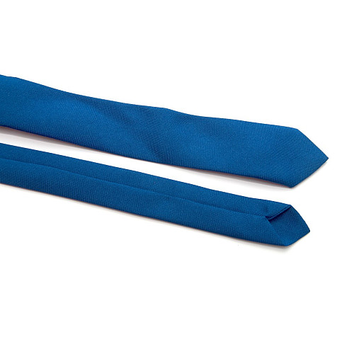 Узкий матовый галстук синий-електрик Gofin GDG-0016