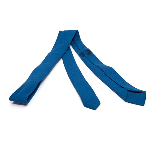 Узкий матовый галстук синий-електрик Gofin GDG-0016